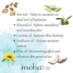 moha: Moisturizing Lotion (200 Ml) Moisturizing Lotion For Face & Body With Free Aloe Vera Gel 100 Ml (Combo of 2) - Fast UK Delivery - Image 5