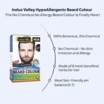 INDUS VALLEY 100% Botanical Hypo Allergic Aqua Beard Colour - Black (100g +15ml) - Fast UK Delivery - Image 4