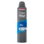 Dove Men+Care Cool Fresh Dry Spray Antiperspirant Deodorant, Up To 48 hrs Protection From Sweat & Odour, Instantly Dry for Cleaner Feel, Dermatologically Proven Formula, Soothes & Moisturises Skin, Long-Lasting Refreshing Scent, 250ml - Fast UK Delivery