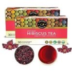 TEACURRY Hibiscus Tea (60 Tea Bags), Helps with Heart Health, boosts liver health | Hibiscus Tea For Skin | Hibiscus Tea Petals | Hibiscus Tea leaves |Hibiscus Flower Tea - Fast UK Delivery - Image 2