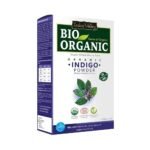 Indus Valley Bio Organic 100% Herbal Indigo Powder for Natural Hair Coloring, Organic Indigo Powder Protects hair from Damage - 100 gm - Fast UK Delivery