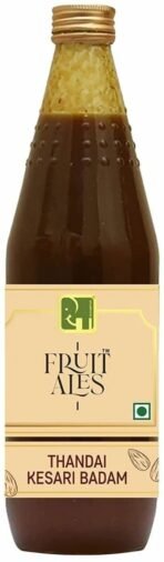 Dhampure Speciality Thandai Badam, Dry Fruits Sharbat Syrup, Instant Refreshing Drink For Summer, Badam, Elaichi, Saunf, Khus, Tarbooz Ki Giri, Safed Mirch, 1600Ml (2 X 800Ml) - Fast UK Delivery