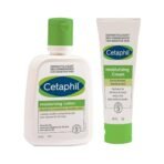Cetaphil Moisturising Lotion 100ml and Moisturising Cream 80g Combo - Fast UK Delivery