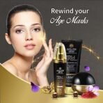 Ayouthveda Gold Face Care Kit Anti-ageing Natural Spf 15, Clean, Hydrate & Radiate Brightens Skin, Sparkling Gold Face Wash 100ml | Sparkling Gold Day Cream 50g | Sparkling Gold Night Cream 50g for Men and Women | Rakhi Special Gift - Fast UK Delivery - Image 7