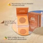 Just Herbs Nourishing Pressed Bronzer Liquorice + Cica for Face Makeup 3.5g (Nutmeg, 3.5) - Fast UK Delivery - Image 4