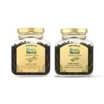 Blue Nectar Cardamom & Lemongrass Green Tea Combo | Eco Friendly Glass Jar - Fast UK Delivery