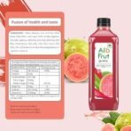 Alo frut Guava Fruit Drink with Tasty Aloevera Chunks & Juice | Goodness of Fruits and Aloevera | Ready-to-Serve Fruit - 150 ml (Pack of 30) - Fast UK Delivery - Image 7