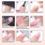 HUDA GIRL 16 IN 1 Poly Nail Extension Gel Kit: Complete Builder Gel Nail Art Set (Multicolor) - Fast UK Delivery - Image 3