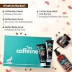 mCaffeine Shower Temptations Gift Set for Women and Men | Coffee Rich Products | Luxury Coffee Bath Indulgence in Premium Packaging | Women's Day Present for Her with Face Wash, Body Wash, Body Scrub, Face Scrub | Birthday Anniversary Gift Hamper Set for Mother & Wife - Fast UK Delivery - Image 4