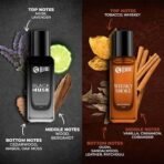 Beardo Perfumes Giftset For Men (Pack of 4 x 20ml) Whisky Smoke, Godfather, Tsunami and Black Musk | Long Lasting Perfume Musk & Woody Fresh Fragrance | Valentines day gift for husband | Gift for boyfriend | Gift for Men| Anniversay gift | Couple gift - Fast UK Delivery - Image 5