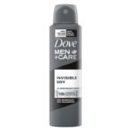 Dove Men+Care Invisible Dry Spray Antiperspirant Deodorant, Up To 48 Hrs Protection From Sweat & Odour, Instantly Dry Soothes & Moisturises Skin, Long-Lasting Subtle Scent, 150Ml - Fast UK Delivery