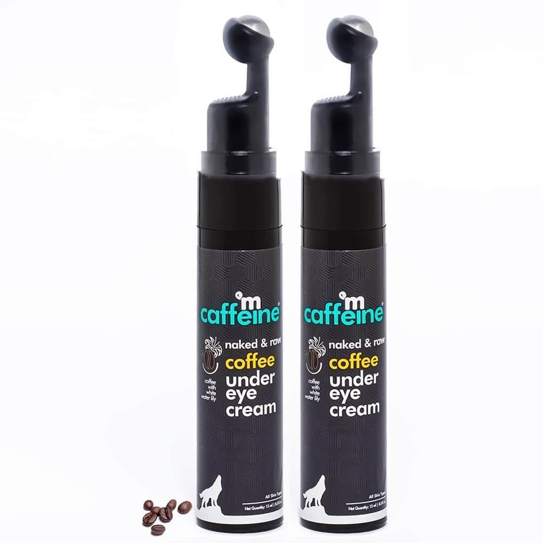 uk51GErYZVuFL-1-1.jpg mCaffeine Caffeine Under Eye Cream Gel For Dark Circles, Fine Lines & Wrinkles (Pack of 2) | 94% Users Saw Reduced Dark Circles | Dark Circle Removal Cream for Women and Men | Value Pack - Fast UK Delivery - Image 1