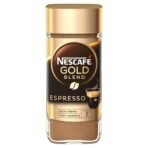 Nescafe Gold Blend Espresso Rich Crema Soluble Granule Coffee, 100 g, Glass Bottle - Fast UK Delivery