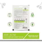 Ayouthveda Anti-acne Face Serum Sheet Mask for Oil Acne-prone Skin,Glowing Skin, Paraben-free Fights Dark Spots | Hydrates & nourishes skin, Brightens skin tone, Better Skin Texture (Pack of 12, 20g each) - Fast UK Delivery - Image 6