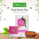 Chai Craft Herbal Slim Green Tea (25 Teabags) | Helps In Weight Management & Detoxification | Detoxifying Herbal Tea - Fast UK Delivery - Image 4