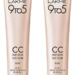 LAKME 9 To 5 CC Cream, 01 - Beige, Light Face Makeup With Natural Coverage, SPF 30 - Tinted Moisturizer To Brighten Skin, Conceal Dark Spots, 30g (Pack of 2) - Fast UK Delivery