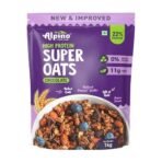 Alpino Pre-Workout High Protein & Fiber Diet Super Combo - High Protein Super Oats Chocolate 1kg, High Protein Dark Chocolate Peanut Butter Crisp 1kg - Fast UK Delivery - Image 3