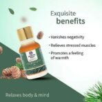 Ayouthveda Cedarwood Essential Oil for Skin & Hair | Aromatherapy Kit for Stress Relief & Relaxation | 100% Pure & Natural Therapeutic Grade |Can Be Used as Air purifier (Pack Of 1; 15ml) - Fast UK Delivery - Image 5