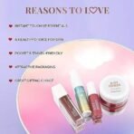 Just Herbs Travel Touch Up Kit Lightweight and Travel Friendly Gift Set of (Liquid Lipstick, Perfume, Lip Cheek Tint & Lip Gloss) - Fast UK Delivery - Image 4