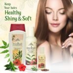 moha: Anti-Dandruff Hair Care Kit Which Includes Herbal Anti-Dandruff Shampoo (100 Ml) + Anti-Dandruff Hair Oil (200 Ml) + Herbal Hair Serum (100 Ml) For Healthy Hair | Unisex Product - Fast UK Delivery - Image 3