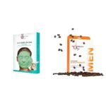 O3+ Sea White Brightening Facial Kit With Peel Off Mask Suitable (45g, Single Use Facial Kit) & O3+ Caffeinated D-Tan Facial Kit Combo - Fast UK Delivery