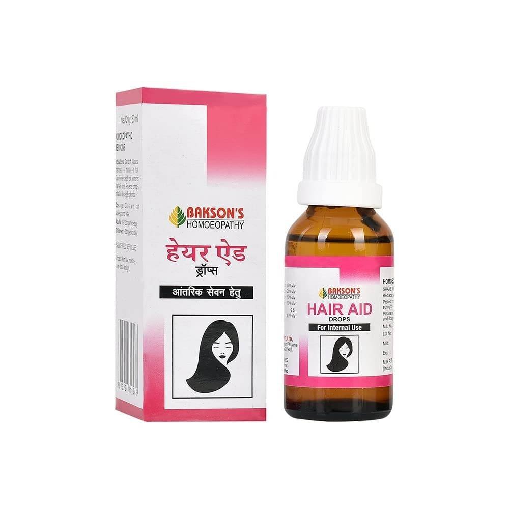 uk51HEU4CkYDL-1.jpg Dr. Bakshi's BAKSON'S HOMOEOPATHY Hair Aid (Internal) Drops 30 ml_Pack of 2 - Image 1