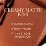 mCaffeine Shades Creamy Matte Kiss Bullet Lipstick | Moisturizing & Lightweight | Comfortable, Non-drying & Long Stay Lipstick | Infused with Cocoa Butter & Vitamin E | Lipstick | 3.5 g - Choco Melt - Fast UK Delivery - Image 3