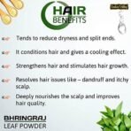 INDUS VALLEY Bio Organic Natural And Pure Bhringraj Powder | Eclipta alba with Herbal Henna Powder Set of 2 for Hair Care - (100g*3 =300g) - Fast UK Delivery - Image 7
