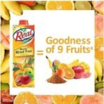 DABUR Real Masala Mixed Fruit Juice - 1L (Pack Of 4) | No Added Preservatives, No Artificial Colours & Artificial Flavours | Goodness Of Best Fruits With Chatpata Masala, Daily Dose Of Fruit Nutrition - Fast UK Delivery - Image 5