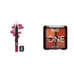 Glam 21 Lip Seduction Non- Transfer Crayon Lipstick|Pink Charm|06 Little One 4-in-1 Eyeshadow Palette Ultra pigmented, Easy to blend Long Lasting Eye Make Up Kit |Little Lady-04 - Fast UK Delivery