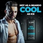 Beardo Ice Blast Talc Powder for men, 250g | INSTANT ICY COOLING Talcum Powder Men | Combat heat with Menthol | Goodness of Aloe vera & Vitamin E for Instant Freshness - Fast UK Delivery - Image 4