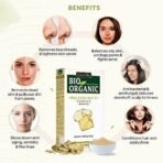 INDUS VALLEY BIO Organic Multani Mitti Powder | Healing Clay | Bentonite Clay- 300gm+50gm - Fast UK Delivery - Image 4