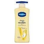 Vaseline Deep Moisture Body Lotion |For Dry Skin| Moisturised Glowing Skin| With Pro Ceramides 400ml - Fast UK Delivery