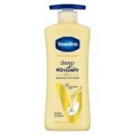 Vaseline Deep Moisture Body Lotion |For Dry Skin| Moisturised Glowing Skin| With Pro Ceramides 400ml - Fast UK Delivery