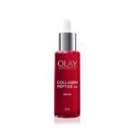 Olay Face Serum | Clear and Even Skin | Fights Dullness and Provides Radiant Glow| Normal, Oily, Dry, Combination Skin | Paraben and Sulphate Free (30ml, Collagen Peptide 24) - Fast UK Delivery