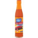 American Garden Hot Red Chili Peppers spicy Sauce Louisiana Style 177ml - Fast UK Delivery