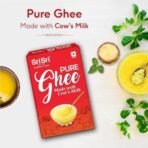 Sri Sri Tattva Shuddhta ka naam Pure Ghee, 1L - Made with Cow's Milk | Tetrapack | Highly Nutritious | Good for Digestion | Rich in Vitamin A & E | Supports bone & joint health | Rich Taste - Fast UK Delivery - Image 3