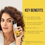 Dr. Sheth's Ceramide & Vitamin C Long lasting Sunscreen SPF 50+ PA++++ 6 hrs Advanced UV & Tan Protection For All Skin Types | No White Cast| Non-Greasy & Quick-Absorbing | For Women & Men | 50g - Fast UK Delivery - Image 3