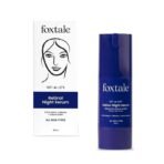 Foxtale 0.15% Beginner Friendly Retinol Night Serum | Anti-Aging Night Cream | Reduces Fine Lines and Wrinkles | No Purging | For Younger-looking Skin | Men & Women | All Skin Types - 30 ml - Fast UK Delivery