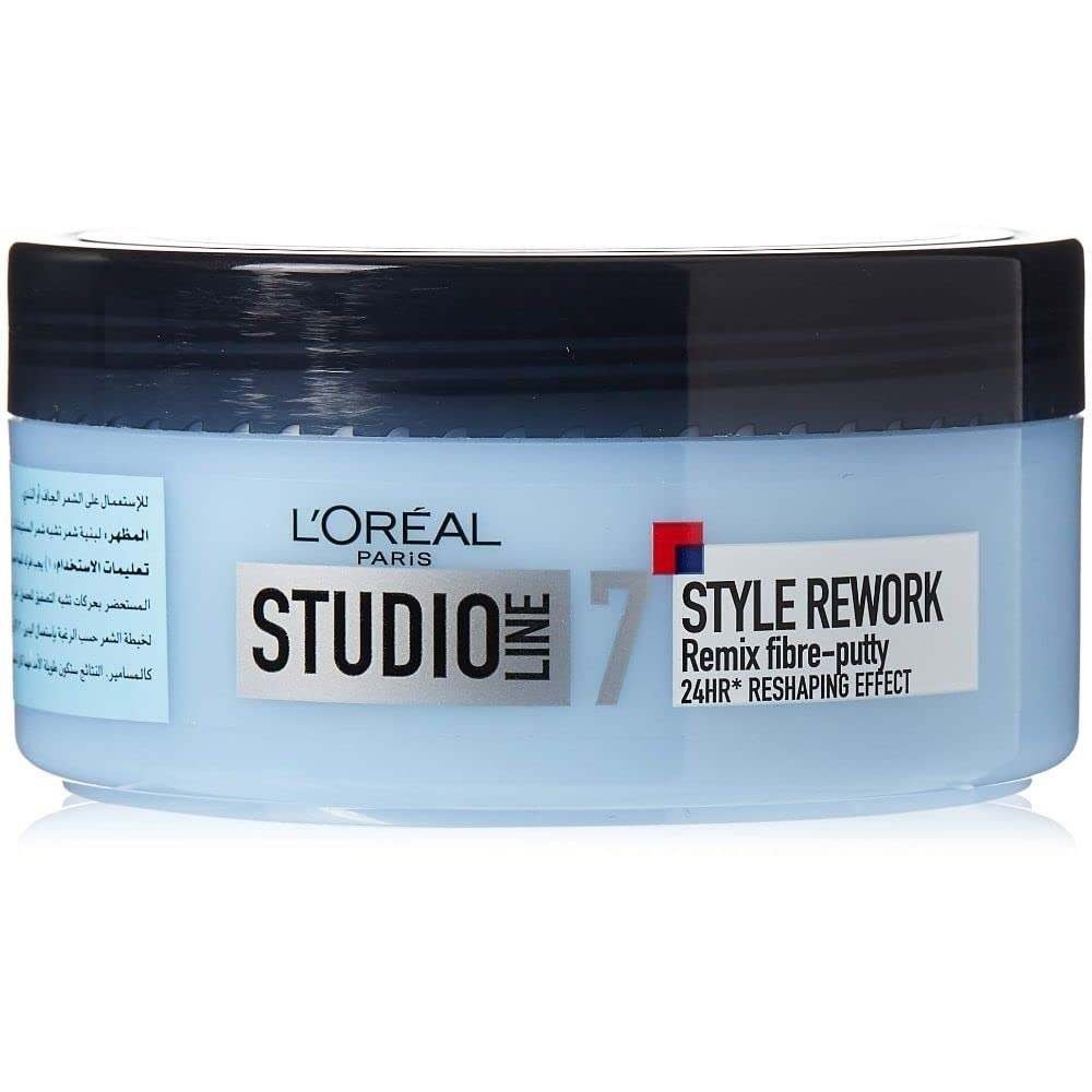 uk51I93LL0rL-1.jpg L'oreal Paris Studio Line 7 Style Rework Remix Fibre Putty Clay 24h Reshaping Effect 150 ml - Fast UK Delivery - Image 1