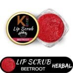 KINDED Lip Sugar Scrub Herbal Natural Essential Oils Exfoliating Balm Polish Scrubber for Men Women Smoked Dry Dark Chapped Lips to Lighten Pigmentation Dead Skin Tan Removal (10 gm) (Beetroot) - Fast UK Delivery - Image 3