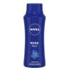 NIVEA Talcum Powder for Men & Women, Musk, For Gentle Fragrance & Reliable Protection Against Body Odour,100 g (Pack of 1) - Fast UK Delivery
