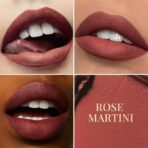mCaffeine Shades Creamy Matte Kiss Bullet Lipstick | Moisturizing & Lightweight | Comfortable, Non-drying & Long Stay Lipstick | Infused with Cocoa Butter & Vitamin E | 3.5 g - Rose Martini - Fast UK Delivery - Image 4