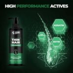 Beardo Thin Hair Thickening Sulphate free Shampoo, 200 ml | Keratin Shampoo for men | Sulphate and Paraben Free Shampoo | Biotin & Saw Palmetto For Strong & Thick Hair - Fast UK Delivery - Image 5