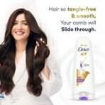 Dove Daily Shine Hair Conditioner with Nutritive Serum for Smooth & Shiny Hair, 335 ml (Pack of 2) - Fast UK Delivery - Image 5