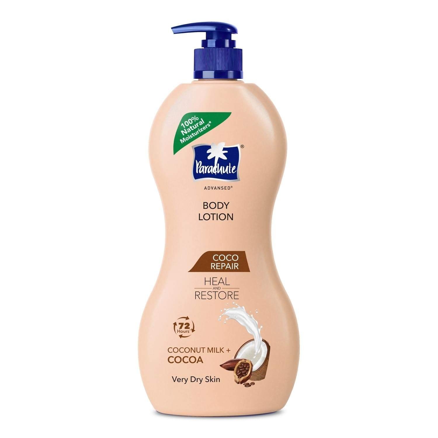 uk51IrIeduUTL-1-1.jpg Parachute Advansed Cocoa Repair Body Lotion, Intense Moisture, 600ml - Fast UK Delivery - Image 1