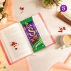 Cadbury Dairy Milk Silk Roast Almond Valentine's Gift Pack Chocolate Bar, 143 g - Fast UK Delivery - Image 5