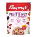 Bagrry's Crunchy Muesli With 30% Fruit & Nut Cranberries 375gm Pouch |34% Fibre Rich Oats|No Sugar infused Fruits|Real Fruits|Breakfast Cereal|Protein Rich|Cranberry Muesli - Fast UK Delivery - Image 2