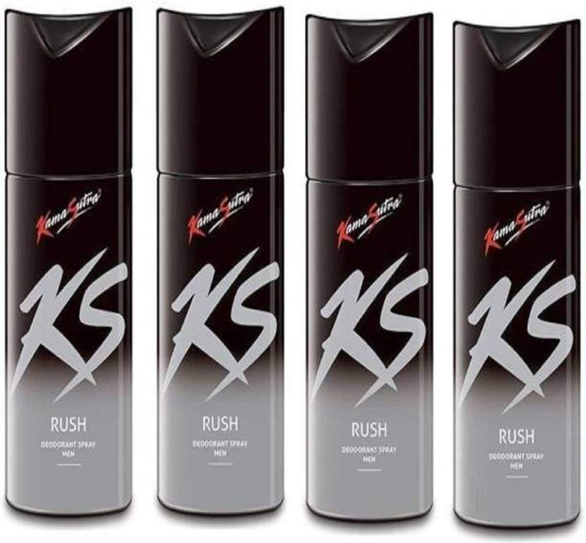 uk51JCc5TtRL-1.jpg Kamasutra RUSH Body Spray - For Men & Women (150 ml, Pack of 4) - Fast UK Delivery - Image 1