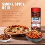Keya Red Chilli Flakes | Dry Red Chilli Flakes Seasonings | Aromatic Spicy Dried Pizza Pasta Seasoning | Zero added Colours, Fillers, Additives & Preservatives | 100% Natural | 40gm - Fast UK Delivery - Image 5